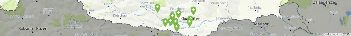 Map view for Pharmacies emergency services nearby Glödnitz (Sankt Veit an der Glan, Kärnten)